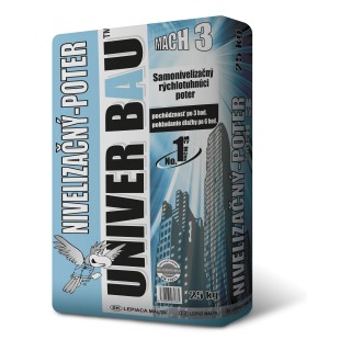 UNIVER BAU Nivelační potěr rychleschnoucí MACH3 25kg UNIVER BAU Nivelační potěr rychleschnoucí MACH3 25kg